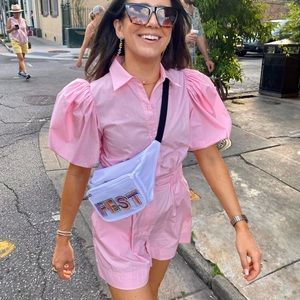 Hunter Bell Pink Romper Size 0